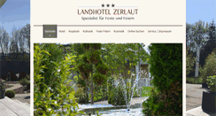 Desktop Screenshot of landhotel-zerlaut.de